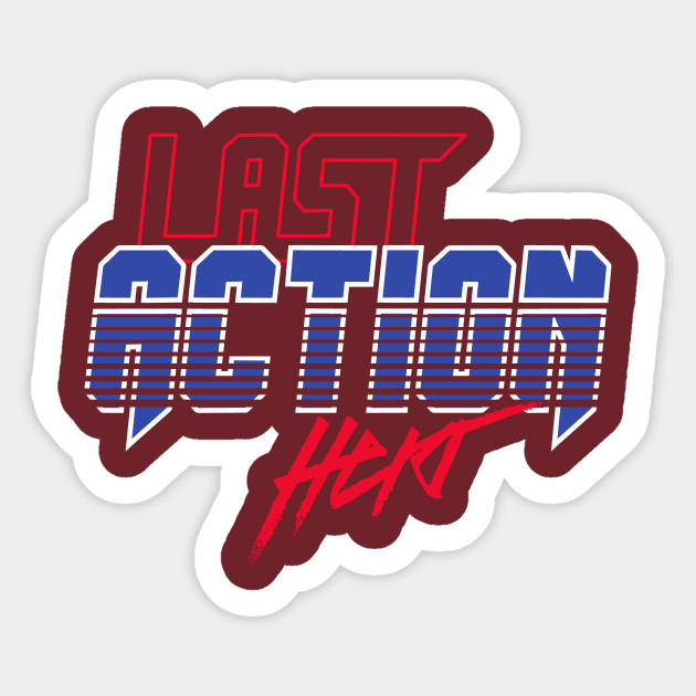 Last Action Hero "Stealth Mode" Logo Sticker by LastActionHero